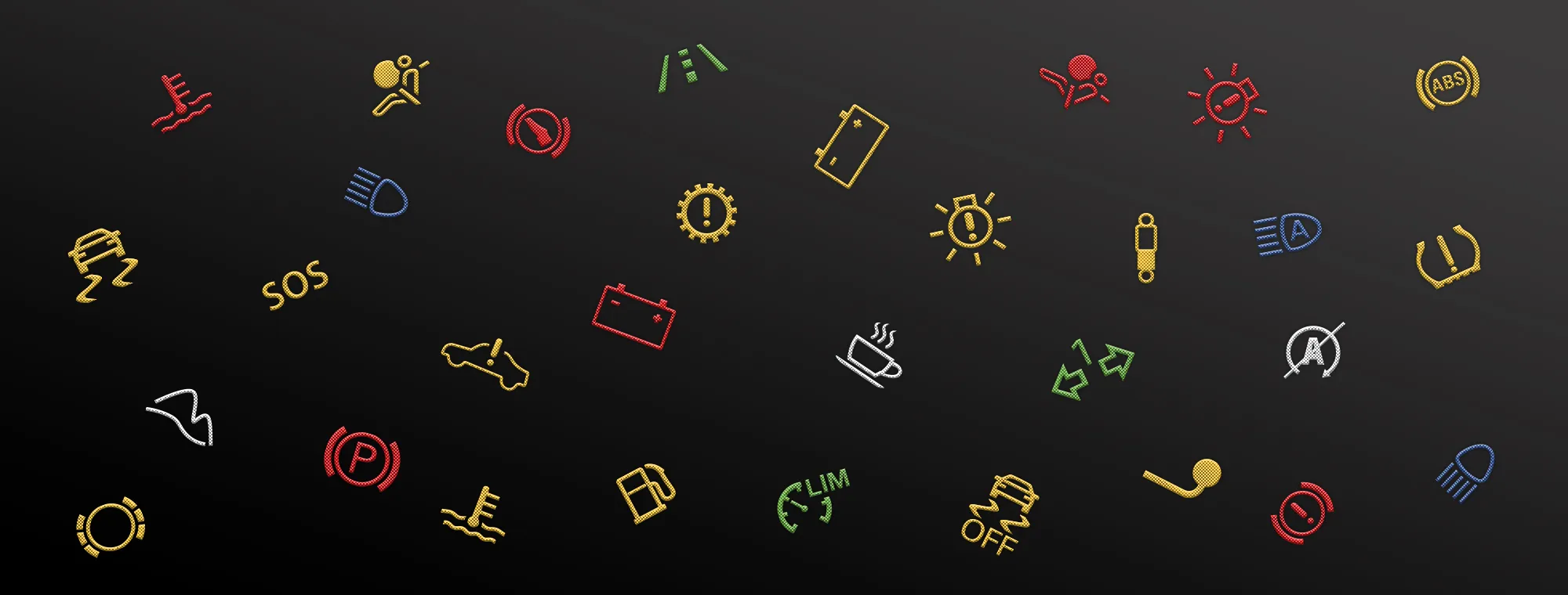 ۱۶ چراغ هشدار رایج خودرو و معانی آن‌ها