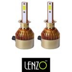 هدلایت مدل 4پایپ مسی D4S با پایه H4/H7 برند لنزو