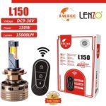 هدلایت مدل کنترل دار L150 پایهH4_H7 برند لنزو