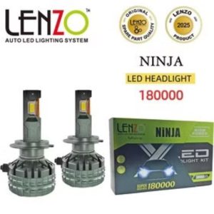هدلایت مدل NINGA پایه H4 _H7 از برند لنزو
