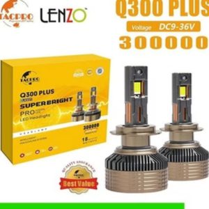 هدلایت مدل Q300 PLUS پایه H7/H5 برند لنزو