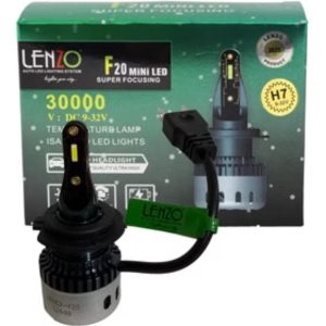 هدلایت مدل F20 پایه H7/H5 برند لنزو