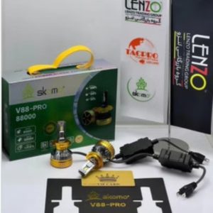 هدلایت مدل V88 PROپایه H4_H7 برند لنزو