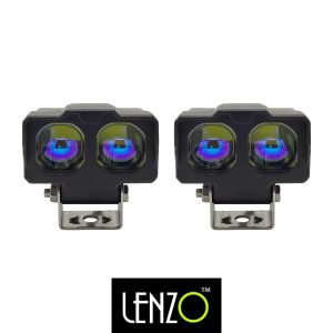 چراغ پروزکتور لیزری 2لنز 002 برند لنزو