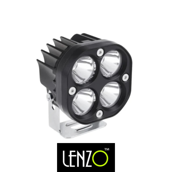 چراغ پروژکتور آفرودی 3INCH 4LED YELLOW 011 برند لنزو