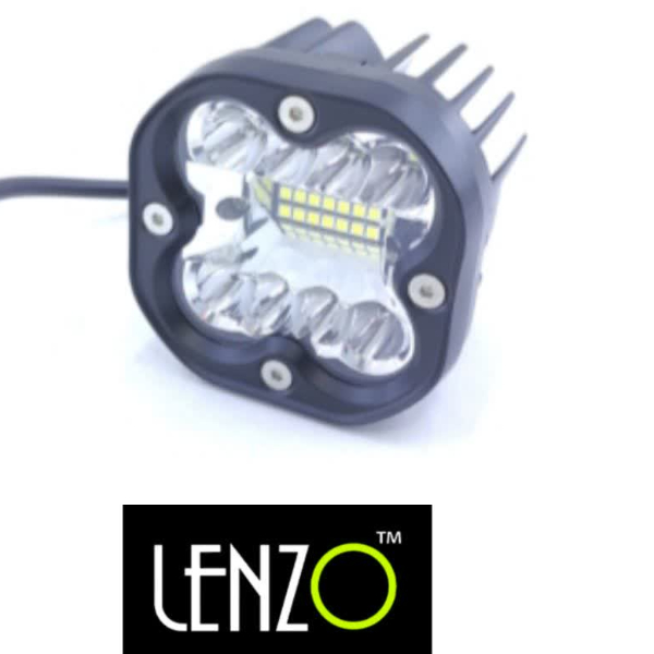 چراغ پروژکتور مربع 12 تایی (تکی) 018 برند لنزو