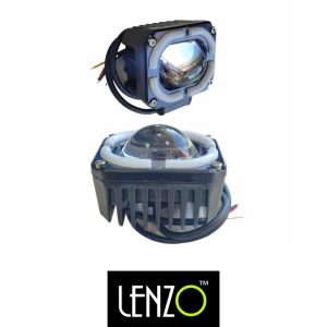 چراغ پروژکتور تک لنز نئون دار (تکی) 028 برند لنزو