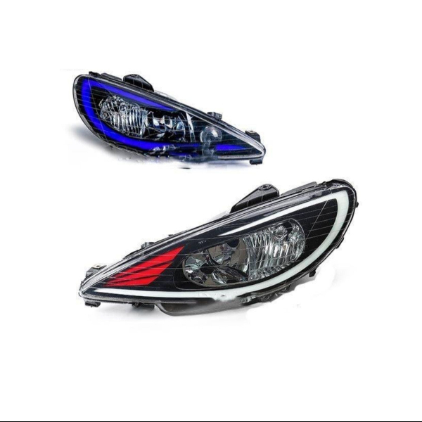 چراغ جلو پژو 206 طرح النترا برند NGCO