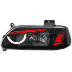 چراغ جلو پراید 131 طرح انگری آتشی برند NGCO