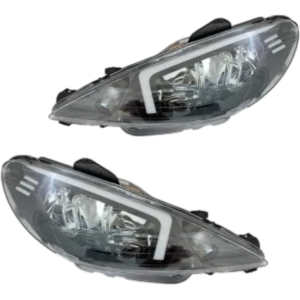 چراغ جلو پژو 206 طرح نایک برند NGCO