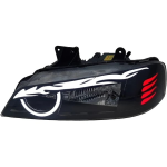 چراغ جلو پارس طرح انگری آتشی برند NGCO