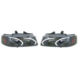 چراغ جلو سمند طرح E200 برندNGCO