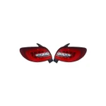 چراغ خطر بهینه انجیکو مناسب برای پژو 207 بسته 2 عددی (قرمز سفید)