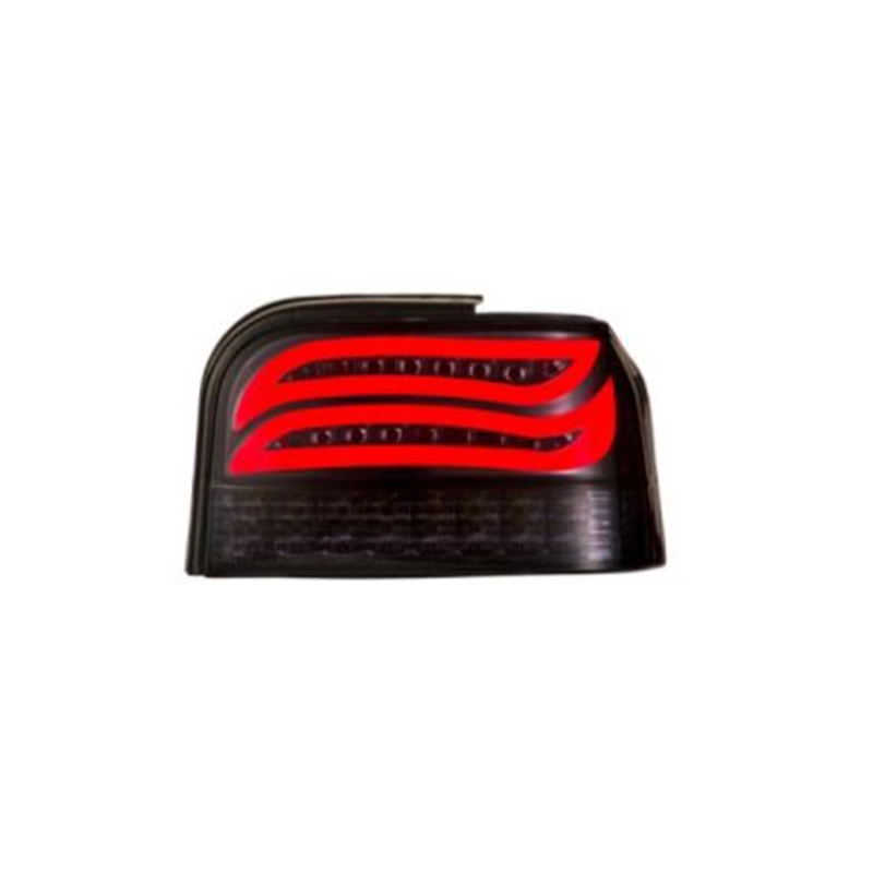 n200pad23dda144df5f4dfd4fgh7hgf6hjuyhyyh9k چراغ خطر نئون طرح E200 مناسب برای پراید 131 انجیکو (قرمز دودی، تمام دودی) - Image 1